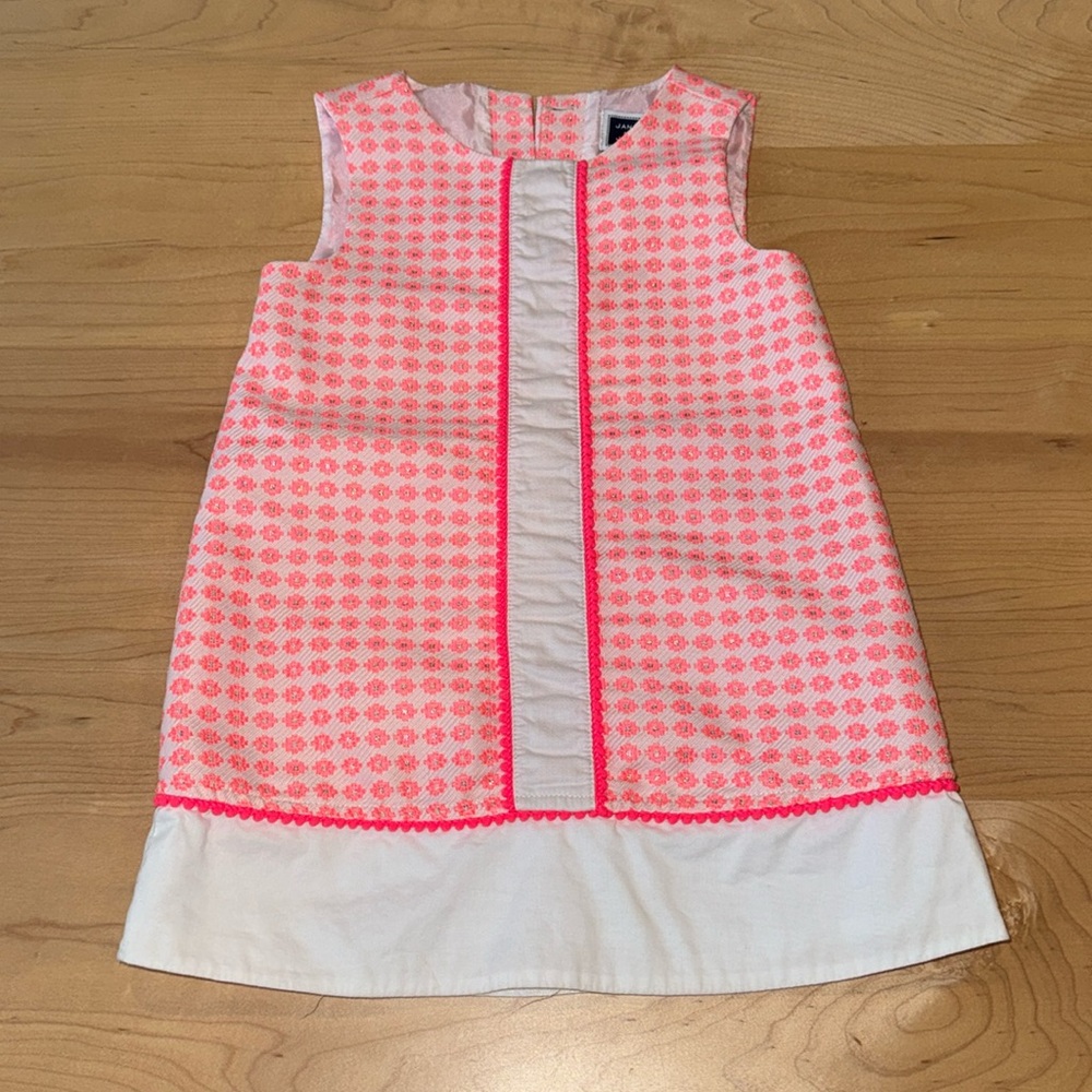 Toddler Girls Janie and Jack Pink Floral Shift Dress in size 18-24 months 🌸